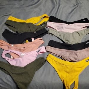 Pink thongs